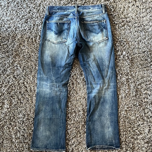 Mens Energie Straight Morris Fade Style Jeans - Picture 2 of 7